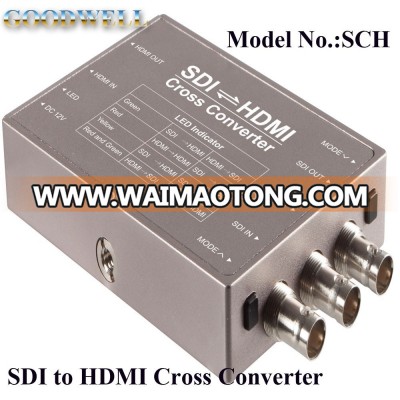 China Manufacturer Professional Mini 3G SDI HDMI Adaptor with Aluminum Housing for Broadcassting